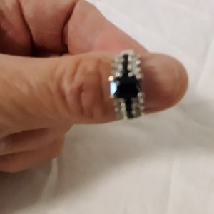 Sapphire/Diamond ring sz 7 Zales